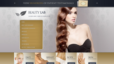 Beauty Lab on Desktop