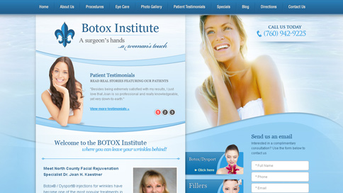 Botox Institute on Desktop