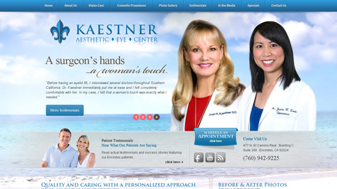 Kaestner Eye Care on Desktop