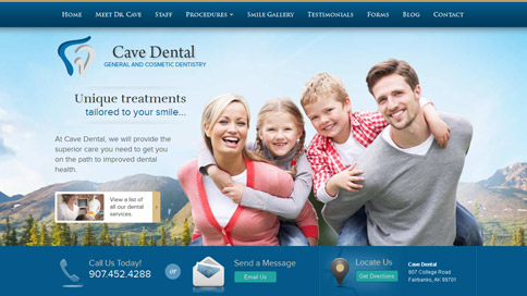 Cave Dental on Desktop
