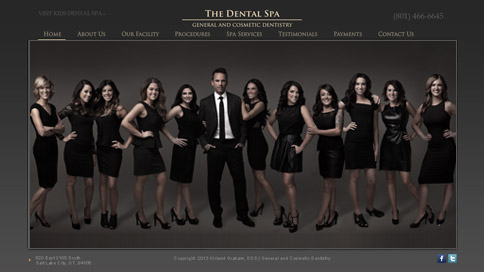 The Dental Spa on Desktop