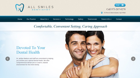 All Smiles Dentistry on Desktop